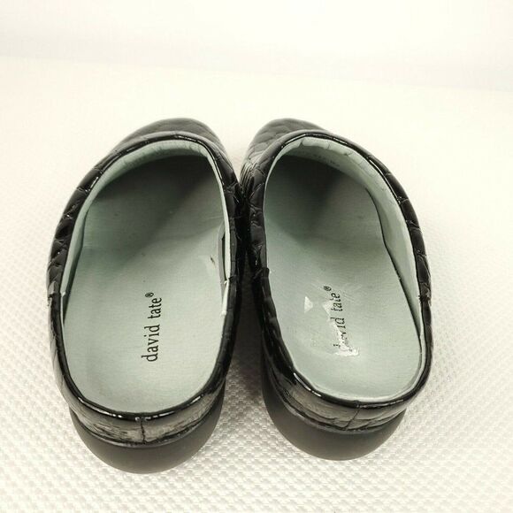 David Tate Womens Catalina Almond Toe Clogs Black - Picture 4 of 7